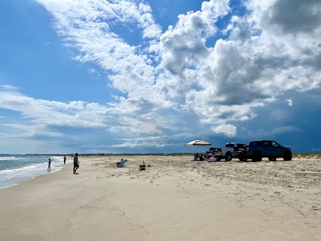 beach driving in cape hatteras north carolina