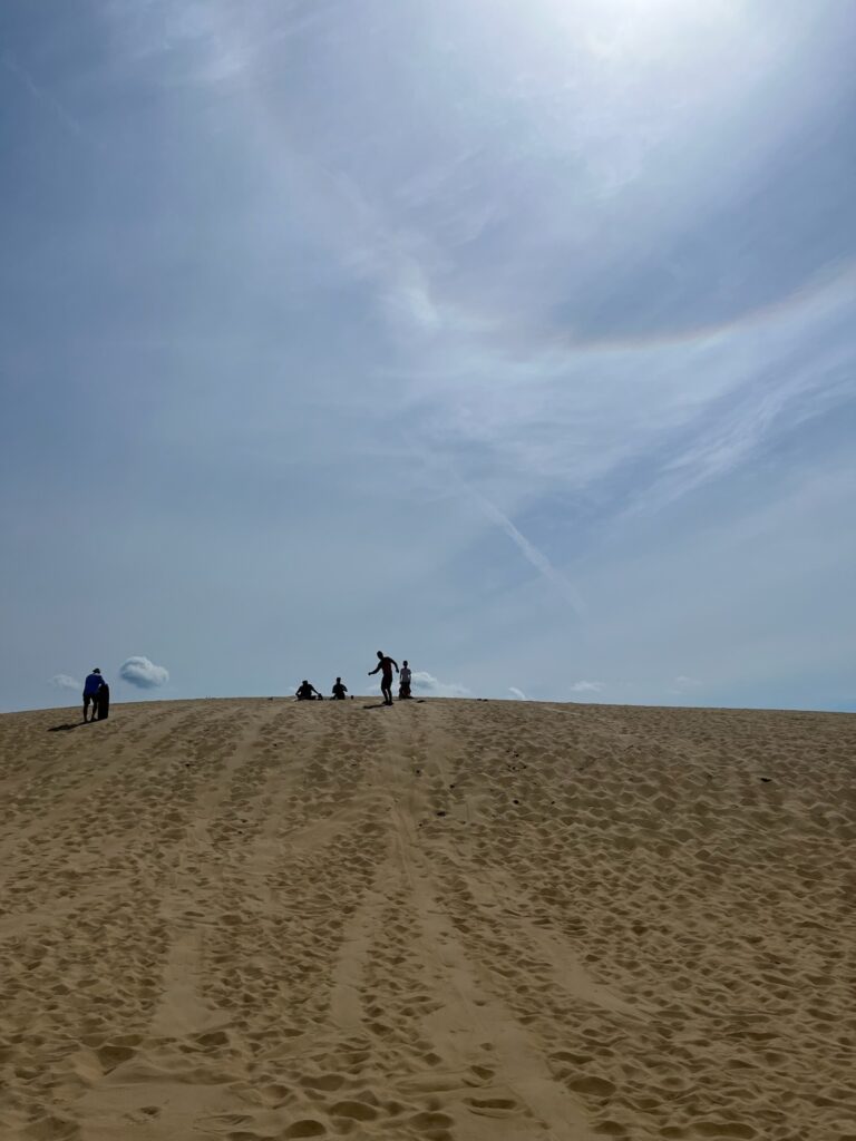 sand boarding at jockey's ridge state park